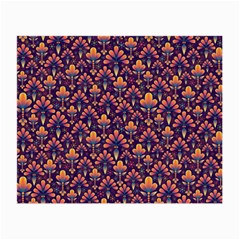 Abstract Background Floral Pattern Small Glasses Cloth (2-side) by Amaryn4rt