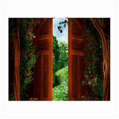 Beautiful World Entry Door Fantasy Small Glasses Cloth (2-side) by Amaryn4rt