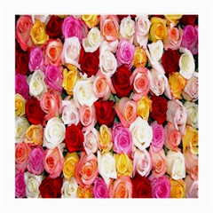 Rose Color Beautiful Flowers Medium Glasses Cloth by Amaryn4rt