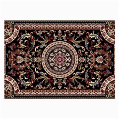 Vectorized Traditional Rug Style Of Traditional Patterns Large Glasses Cloth by Amaryn4rt