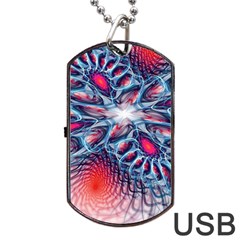 Creative Abstract Dog Tag Usb Flash (two Sides) by Amaryn4rt