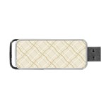 Background Pattern Portable USB Flash (Two Sides) Back