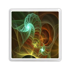 Art Shell Spirals Texture Memory Card Reader (square)  by Simbadda