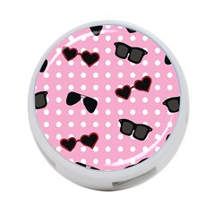 Pisunglass Tech Pink Pattern 4-port Usb Hub (one Side) by Simbadda