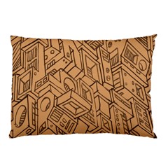 Mechanical Tech Pattern Pillow Case (two Sides) by Simbadda