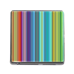 Color Stripes Memory Card Reader (square)