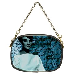 Audrey Hepburn Chain Purses (one Side)  by Valentinaart