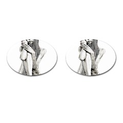 Stone Girl Cufflinks (oval) by Valentinaart