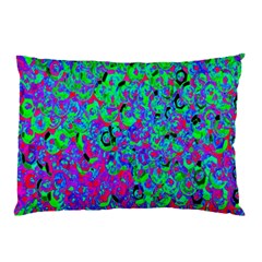 Green Purple Pink Background Pillow Case (two Sides) by Simbadda