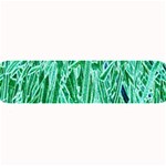 Green Background Pattern Large Bar Mats 32 x8.5  Bar Mat