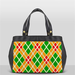 Colorful Color Pattern Diamonds Office Handbags by Simbadda