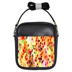 Background Color Pattern Abstract Girls Sling Bags by Simbadda