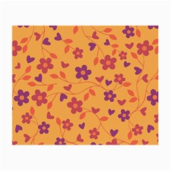 Floral Pattern Small Glasses Cloth (2-side) by Valentinaart