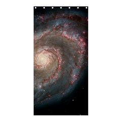 Whirlpool Galaxy And Companion Shower Curtain 36  X 72  (stall)  by SpaceShop