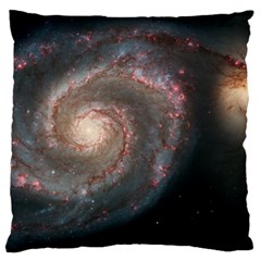 Whirlpool Galaxy And Companion Standard Flano Cushion Case (one Side) by SpaceShop