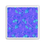 Floral pattern Memory Card Reader (Square)  Front