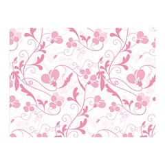 Floral Pattern Double Sided Flano Blanket (mini) 