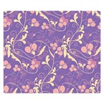 Floral pattern Double Sided Flano Blanket (Small)  50 x40  Blanket Front