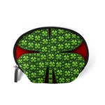 Shamrock Irish Ireland Clover Day Accessory Pouches (Small)  Back