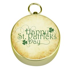 Irish St Patrick S Day Ireland Gold Compasses by Simbadda