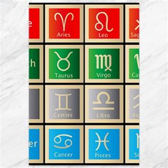 Set Of The Twelve Signs Of The Zodiac Astrology Birth Symbols Canvas 12  X 18   by Amaryn4rt