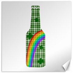 St  Patricks Day - Bottle Canvas 20  X 20   by Valentinaart