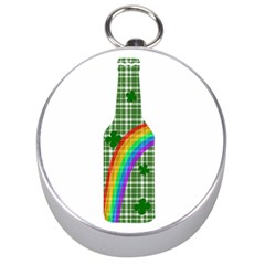 St  Patricks Day - Bottle Silver Compasses by Valentinaart