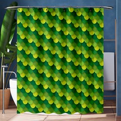 Dragon Scale Scales Pattern Shower Curtain 60  X 72  (medium)  by Amaryn4rt