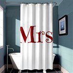 Future Mrs. Moore Shower Curtain 36  x 72  (Stall)  Curtain(36 X72 ) - 33.26 x66.24  Curtain(36 X72 )