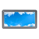 Sky Clouds Blue White Weather Air Memory Card Reader (Mini) Front