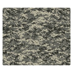 Us Army Digital Camouflage Pattern Double Sided Flano Blanket (small) 