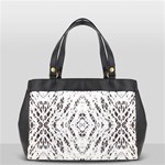 Pattern Monochrome Terrazzo Office Handbags Front