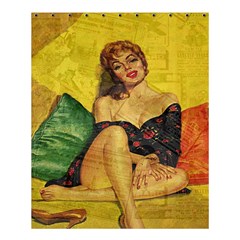 Pin Up Girl  Shower Curtain 60  X 72  (medium)  by Valentinaart