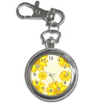 Sunflowers Flower Floral Yellow Key Chain Watches Front