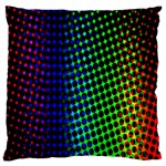 Digitally Created Halftone Dots Abstract Background Design Large Cushion Case (One Side) Front