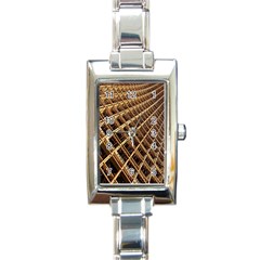 Construction Site Rusty Frames Making A Construction Site Abstract Rectangle Italian Charm Watch by Nexatart