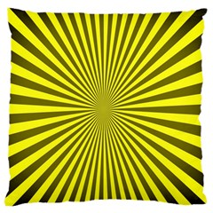 Sunburst Pattern Radial Background Large Cushion Case (one Side) by Nexatart