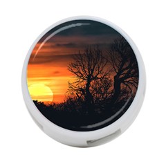 Sunset At Nature Landscape 4-port Usb Hub (one Side) by dflcprints