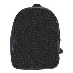 Oklahoma Circle Black Glitter Effect School Bags (xl)  by Mariart