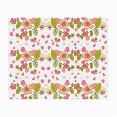 Floral Pattern Small Glasses Cloth (2-side) by Valentinaart