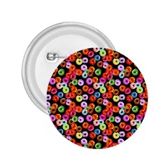 Colorful Yummy Donuts Pattern 2 25  Buttons by EDDArt