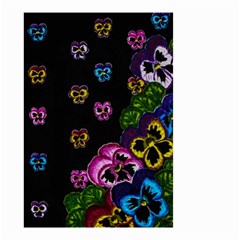 Floral Rhapsody Pt 1 Small Garden Flag (two Sides) by dawnsiegler