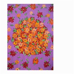 Floral Sphere Small Garden Flag (two Sides) by dawnsiegler