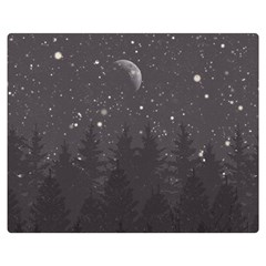 Night Full Star Double Sided Flano Blanket (medium)  by berwies