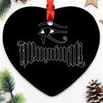 Illuminati Heart Ornament (Two Sides) Front