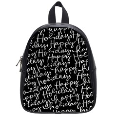 Happy Holidays School Bags (small)  by Mariart