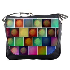 Multicolored Suns Messenger Bags by linceazul