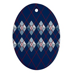 Diamonds And Lasers Argyle  Ornament (oval) by emilyzragz