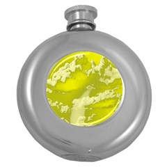 Sky Round Hip Flask (5 Oz) by ValentinaDesign