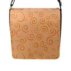 Pattern Flap Messenger Bag (l)  by ValentinaDesign